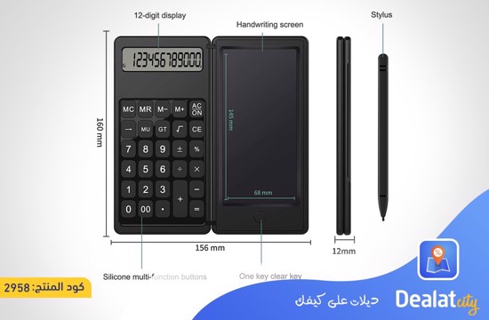 Calculator Writing board combines a calculator with LCD writing board - DealatCity Store