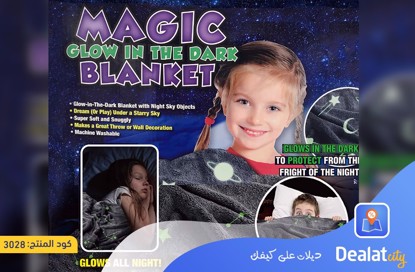 Magic Glow In The Dark Blanket - DealatCity Store