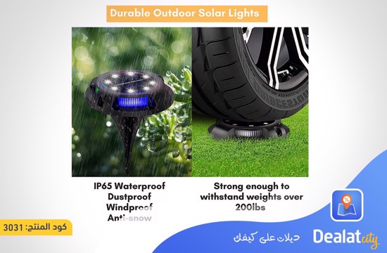 4 Pack 12 LED Lights Solar Ground Lights - DealatCity Store