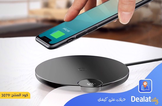 Baseus 15W Digital LED Display Wireless Charger - DealatCity Store