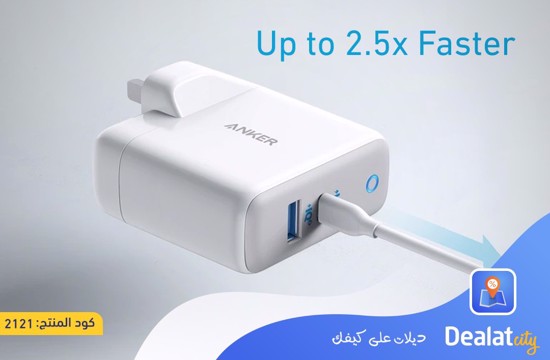 ANKER POWERPORT ATOM III (TWO PORTS) - DealatCity Store	