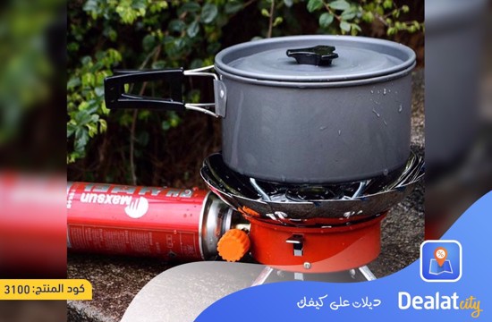 Windproof Portable Butane Gas Camping Stove - DealatCity Store