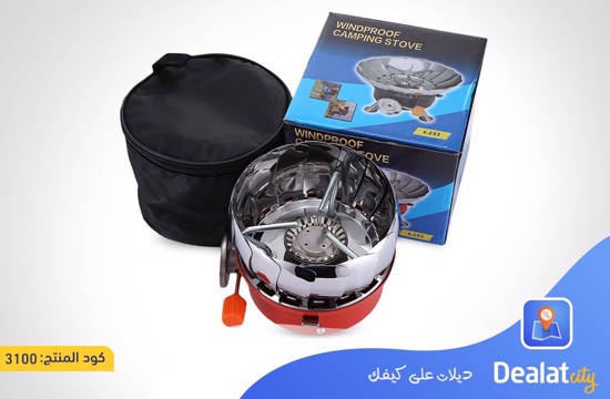 Windproof Portable Butane Gas Camping Stove - DealatCity Store