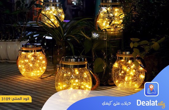 LED Solar Mason Jar Fairy String Lights - DealatCity Store