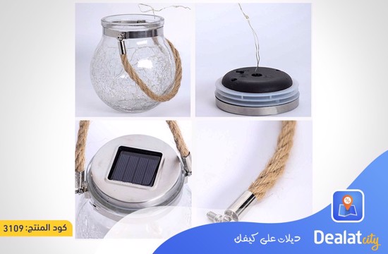 LED Solar Mason Jar Fairy String Lights - DealatCity Store