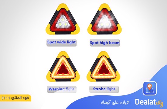 EMERGENCY WARNING TRIANGLE LIGHT -  DealatCity Store