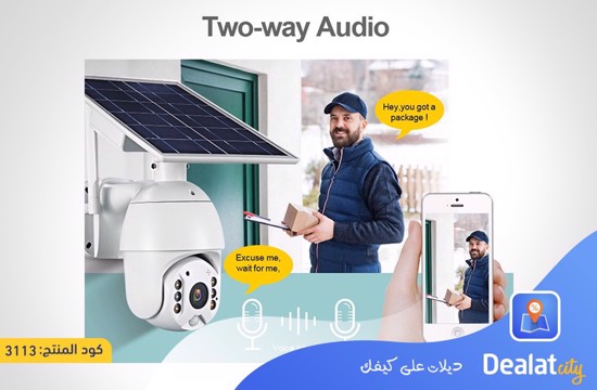 Solar Powered Wireless 4G/WIFI Security Camera - DealatCity Store