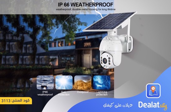 Solar Powered Wireless 4G/WIFI Security Camera - DealatCity Store