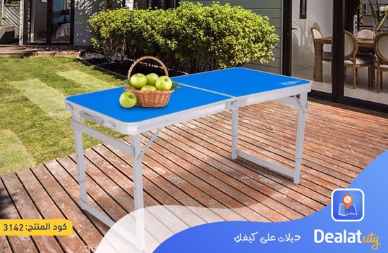 Portable Folding Table with 3 Adjustable Height - DealatCity Store