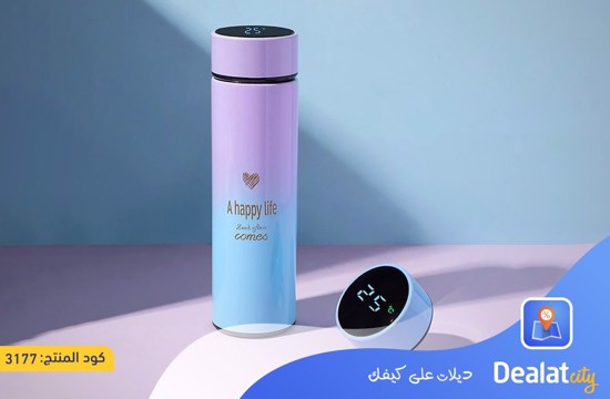 500Ml Smart Thermos Water Bottle - DealatCity Store