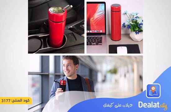 500Ml Smart Thermos Water Bottle - DealatCity Store