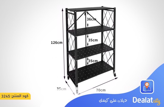 Multi-tier (3 Layers & 4 Layers) storage rack shelf - DealatCity Store