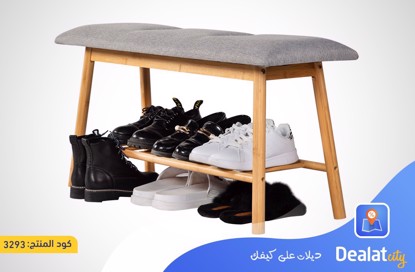 Shoe Rack with Cushioned Seat Shoe Bench - DealatCity Store