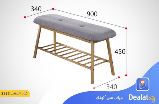 Shoe Rack with Cushioned Seat Shoe Bench - DealatCity Store