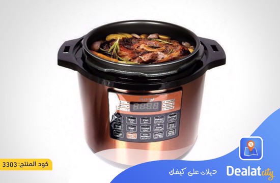 DIGITAL ELECTRIC MULTI FUNCTION PRESSURE COOKER 12 LITER - DealatCity Store  