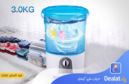 Semi-Automatic Mini Top Loading Foldable Washing Machine - DealatCity Store