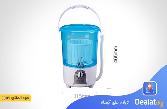 Semi-Automatic Mini Top Loading Foldable Washing Machine - DealatCity Store