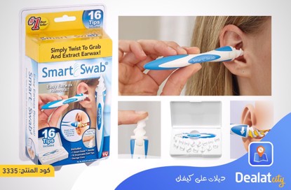 SMART SWAB Spiral Ear Cleaner Safe Ear Wax Removal Kit - DealatCity Store