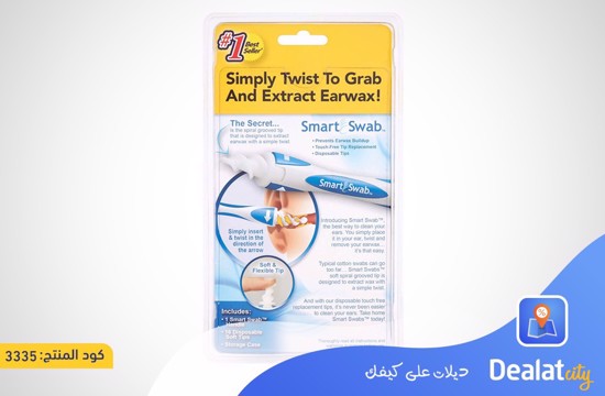 SMART SWAB Spiral Ear Cleaner Safe Ear Wax Removal Kit - DealatCity Store