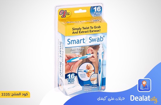 SMART SWAB Spiral Ear Cleaner Safe Ear Wax Removal Kit - DealatCity Store