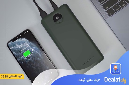 Powerology 30000mAh High Capacity Power Bank - dealatcity