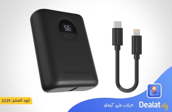 Powerology Ultra-Compact PD Power Bank 10000mAh - dealatcity