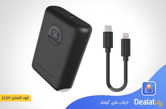 Powerology Ultra-Compact PD Power Bank 10000mAh - dealatcity