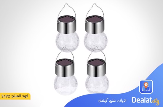 4PCS/ Pack Solar Landscape Lighting Hanging Lamp - dealatcity store