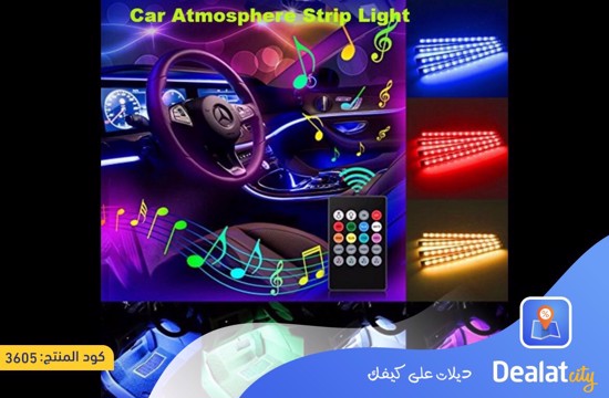 Car Interior Atmosphere LED Strip Lamp Light - dealatcity store