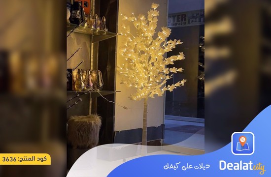 Artificial LED Leaf Tree White Plant for Home Decor - dealatcity store