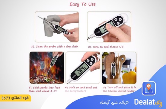 Cooking Thermometer, Digital Meat Food Thermometer - dealatcity store