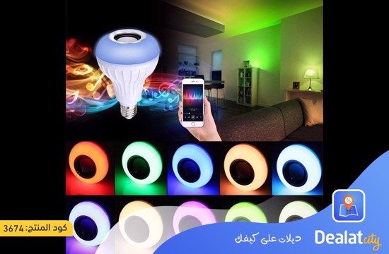 LED Multicolor Light Bulb with Bluetooth Speaker - dealatcity store