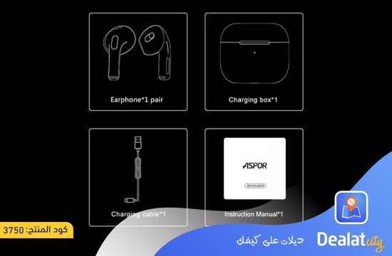 Aspor A615 AIRPODS 3 HIFI SURROUND SOUND - dealatcity store