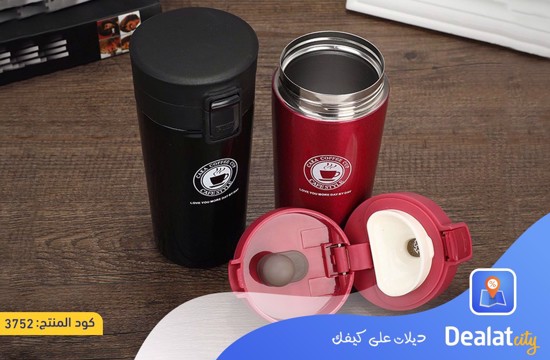 380 mL Insulated Travel Coffee Mug Cup - dealatcity store