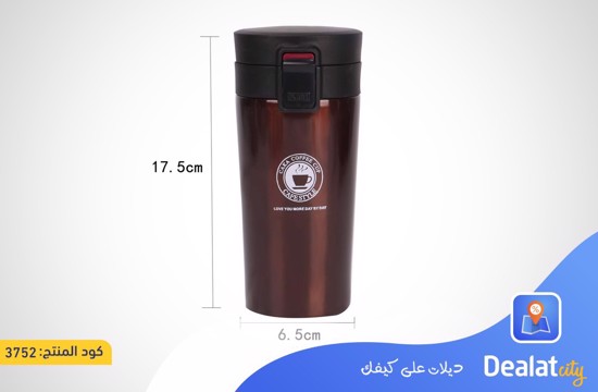 380 mL Insulated Travel Coffee Mug Cup - dealatcity store