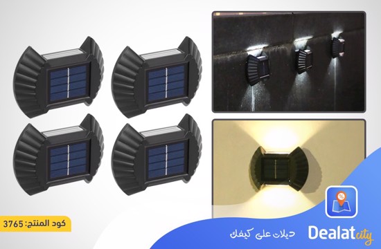 4pcs Solar Shell Wall Lamp - dealatcity store