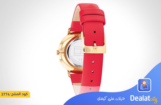 TOMMY HILFIGER Analog Leather Red Unisex Watch - dealatcity store