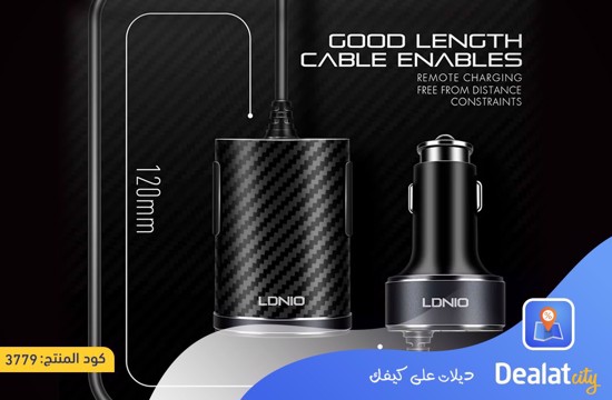 LDNIO 4 USB car charger - dealatcity store