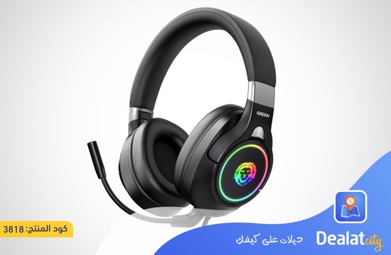 Green K10 RGB Professional Gaming Headphone - dealatcity store