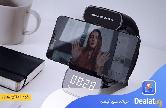 WD-200 Multifunction Wireless Charger Bluetooth Speaker - dealatcity store