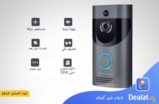 POWEROLOGY SMART VIDEO DOORBELL - dealatcity store