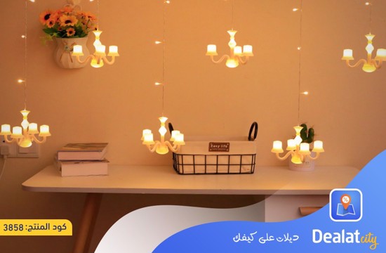 Chandelier LED Curtain String Lights - dealatcity store