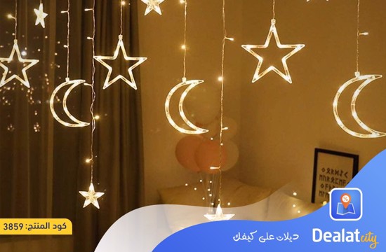 Star-Moon LED String Light Curtain Light - dealatcity store