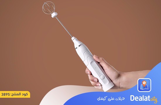 Electric Whisk Handheld Stainless Steel Milk Whisk - dealatcity store