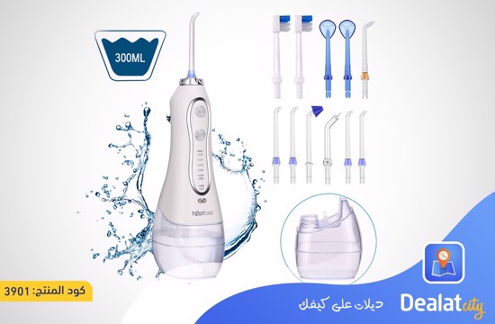 H2ofloss HF-6 - 300ml Cordless Oral Irrigator Flosser - dealatcity store