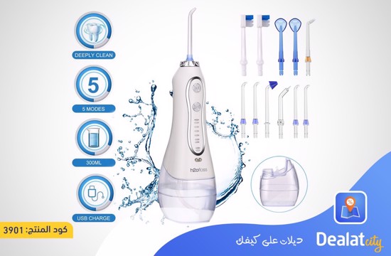 H2ofloss HF-6 - 300ml Cordless Oral Irrigator Flosser - dealatcity store