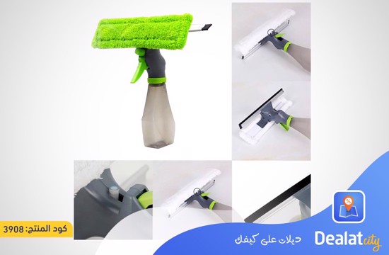 3 In 1 Window Cleaner Spray Bottle Wiper - dealatcity store