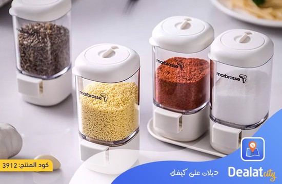 Press-to-Open Plastic Salt and Pepper Shaker - dealatcity store