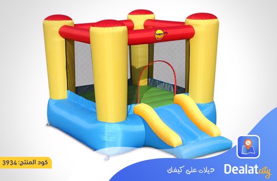 Happy Hop Bouncy Castle With Slide 9520 - dealatcity store