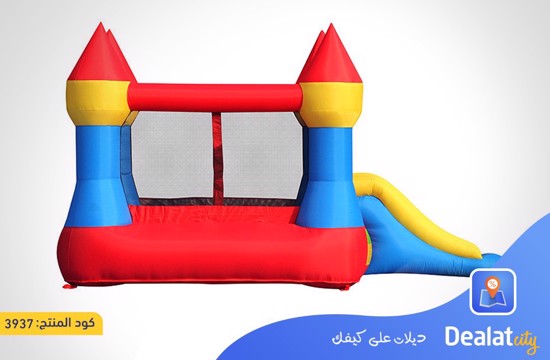 Happy Hop Bouncy Castle Bouncer with Slide 9017 - dealatcity store